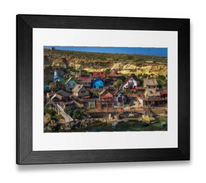Framed Print : Popeye Village Framed Print : Popeye Village