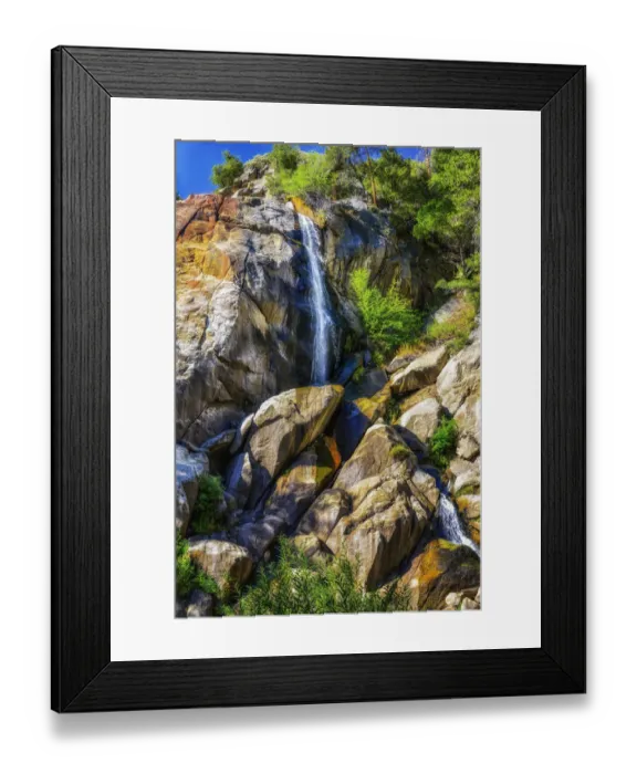 Framed Print : Grizzly Falls Framed Print : Grizzly Falls