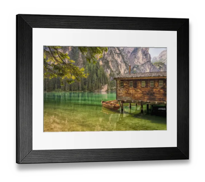 Framed Print : Lake Braies