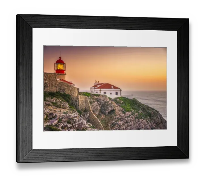 Framed Print : Cabo Sao Vicente at the sunset Framed Print : Cabo Sao Vicente at the sunset