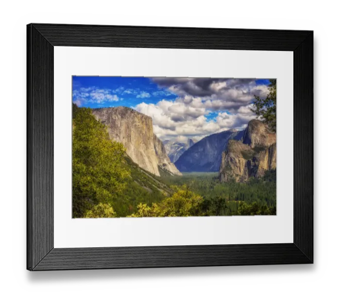 Framed Print : Yosemite Valley from Inspiration Point Framed Print : Yosemite Valley from Inspiration Point