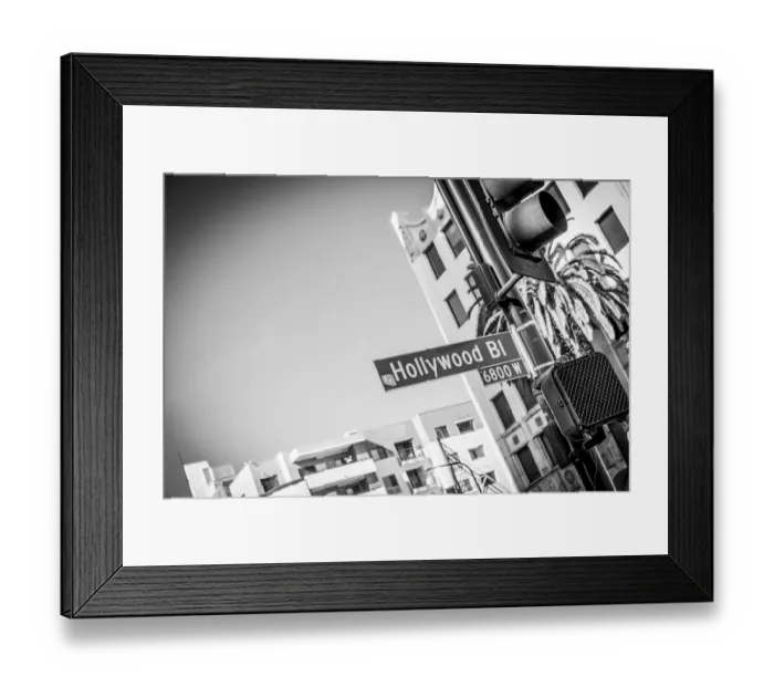 Framed Print : Hollywood Boulevard Sign Framed Print : Hollywood Boulevard Sign