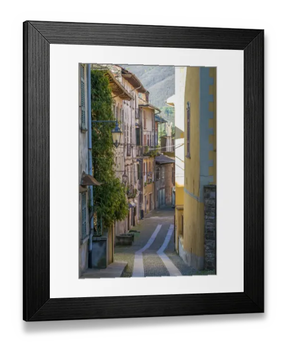 Framed Print : The village of Orta San Giulio on Lake Orta, Italy Framed Print : The village of Orta San Giulio on Lake Orta, Italy