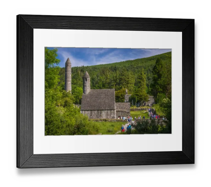 Framed Print : Glendalough Framed Print : Glendalough
