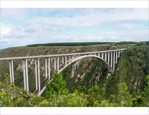 The Bloukrans Bridge along the Garden Route, South Africa