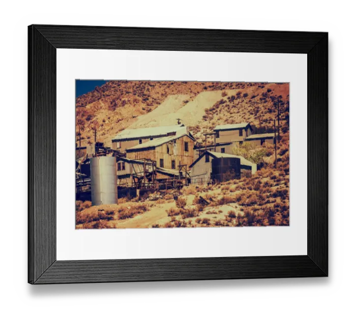 Framed Print : Abandoned Tropico Gold Mine Framed Print : Abandoned Tropico Gold Mine
