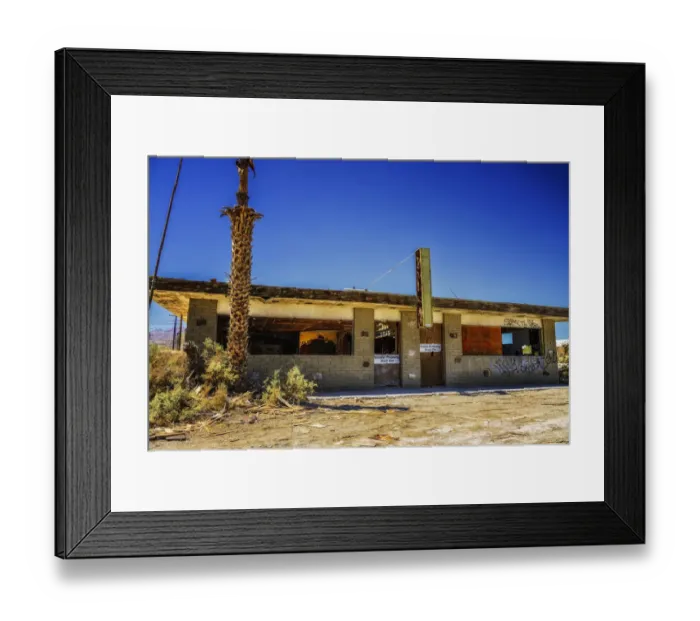 Framed Print : Desertion in Salton Sea Framed Print : Desertion in Salton Sea