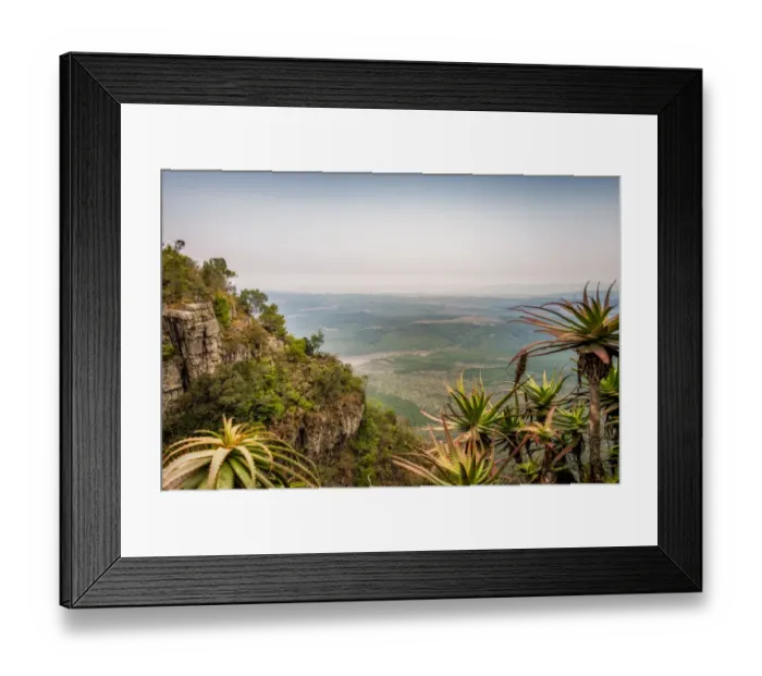 Framed Print : Gods Window in the Blyde River Canyon