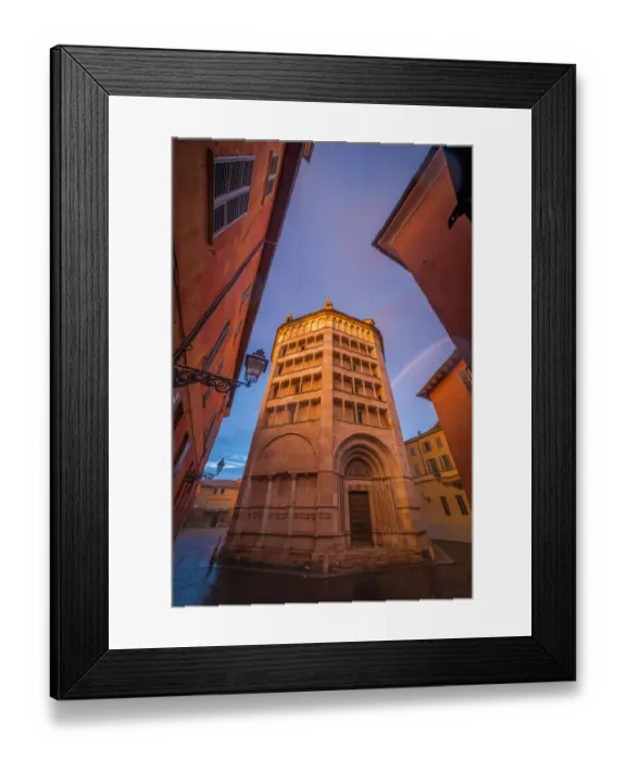 Framed Print : Parma Baptistery at the sunset Framed Print : Parma Baptistery at the sunset