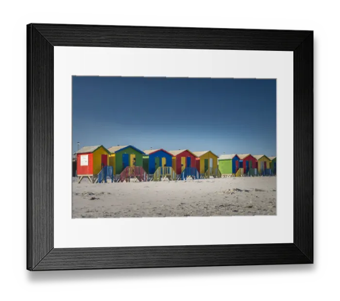 Framed Print : Muizenberg Beach, South Africa Framed Print : Muizenberg Beach, South Africa