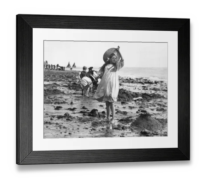 Framed Print : Beach Girl Framed Print : Beach Girl