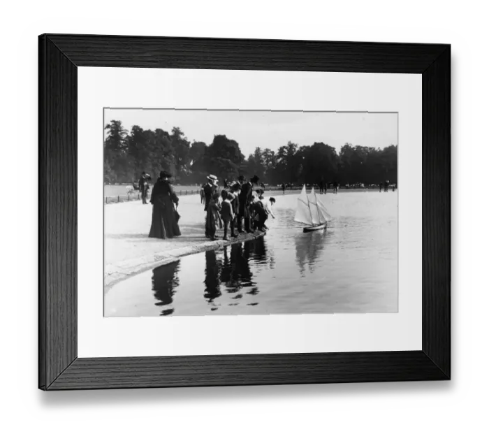 Framed Print : Boating Pond Framed Print : Boating Pond