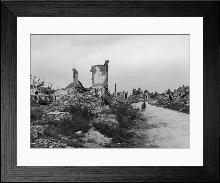 Framed Print : La Bassee Ruined Framed Print : La Bassee Ruined