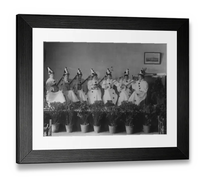 Framed Print : Pierrot Party Framed Print : Pierrot Party
