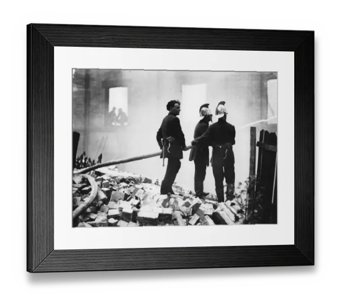 Framed Print : Fire Fighters Framed Print : Fire Fighters