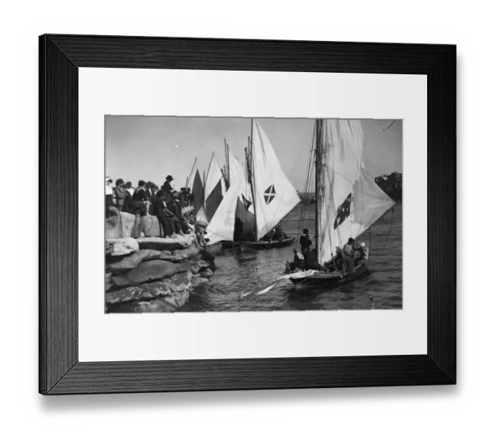 Framed Print : Sailboats. October 1910: Yachts setting sail. (Photo by F J Mortimer / Getty Images) Framed Print : Sailboats. October 1910: Yachts setting sail. (Photo by F J Mortimer / Getty Images)