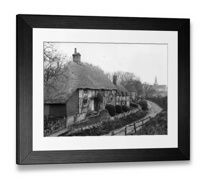 Framed Print : Rural Cottages