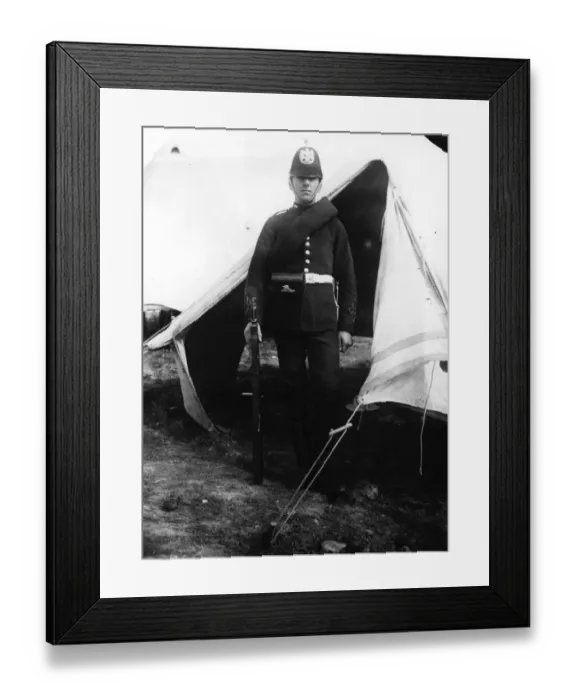 Framed Print : Voluteer Soldier