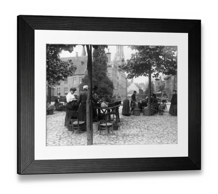 Framed Print : Belgian Market Framed Print : Belgian Market