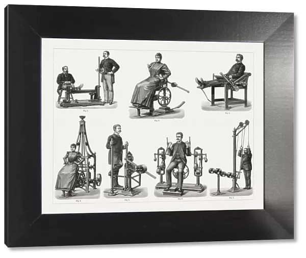 Historical devices for the support of remedial gymnastics, published 1897