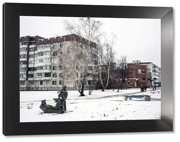 Flats built for the survivors of the Chernobyl disaster, Slavutych, Ukraine