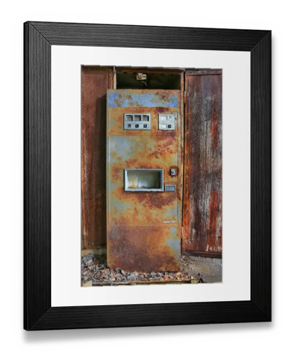 Framed Print : Old soda water machine within Chernobyl exclusion zone Framed Print : Old soda water machine within Chernobyl exclusion zone
