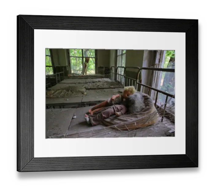 Framed Print : Old dolls in the abandoned kindergarten within Chernobyl exclusion zone Framed Print : Old dolls in the abandoned kindergarten within Chernobyl exclusion zone
