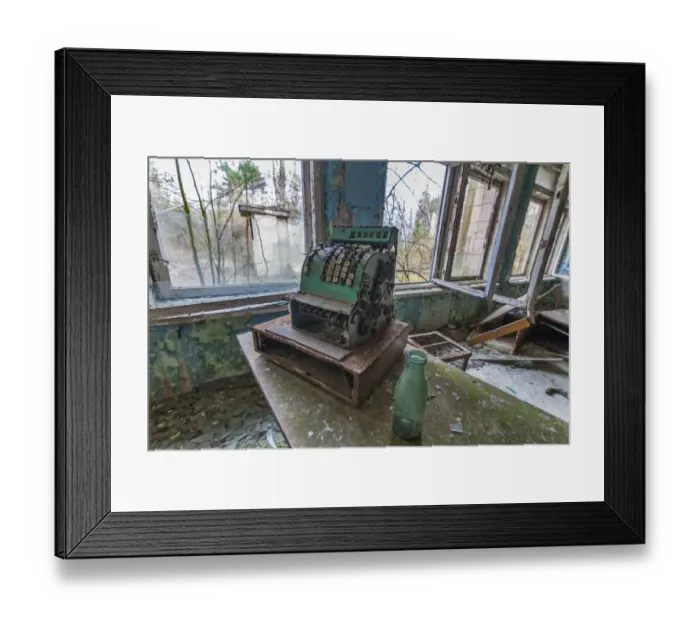 Framed Print : Abandoned school in the city of Pripyat, Ukraine Framed Print : Abandoned school in the city of Pripyat, Ukraine