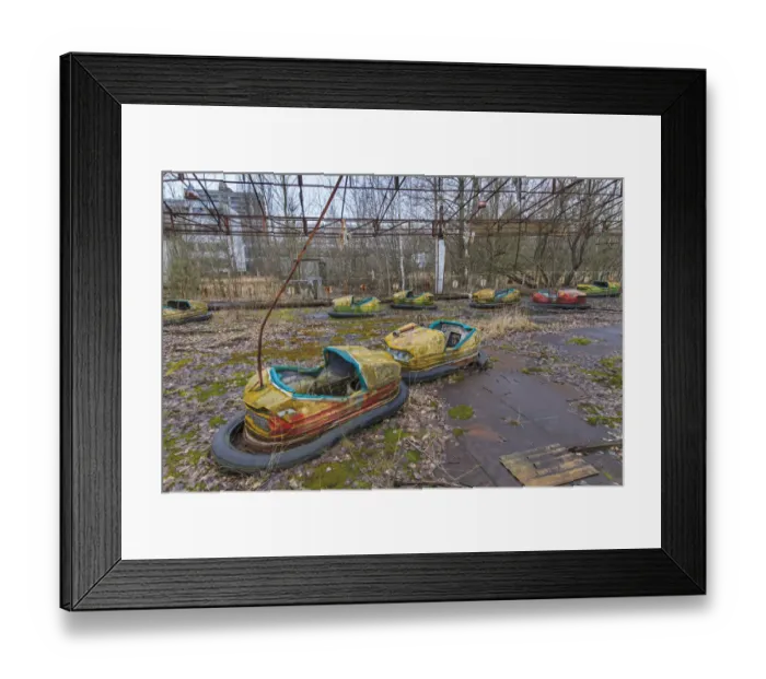 Framed Print : Abandoned attraction in the Chernobyl zone Framed Print : Abandoned attraction in the Chernobyl zone