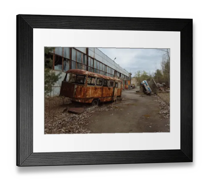 Framed Print : no bus service Framed Print : no bus service