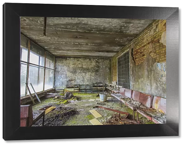 Abandoned Hospital in the Chernobyl zone, Pripyat