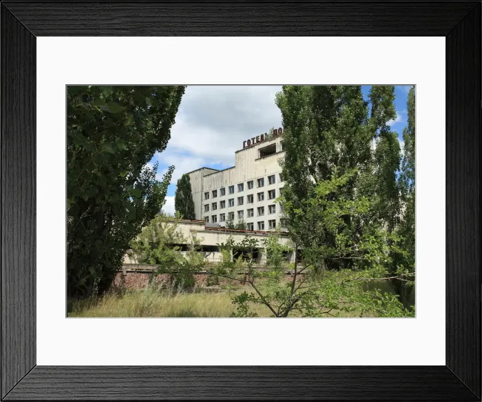 Framed Print : Abandoned Hotel, Pripyat Framed Print : Abandoned Hotel, Pripyat