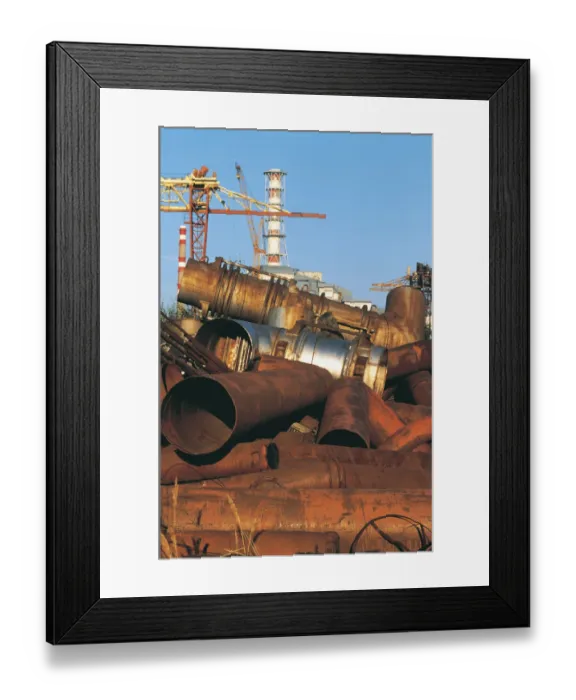Framed Print : Dumped equipment next to Chernobyl Nuclear Power Plant Framed Print : Dumped equipment next to Chernobyl Nuclear Power Plant