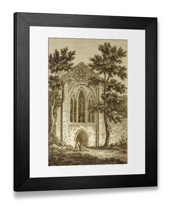 Framed Print : Wales scenery, 19th century engraving Framed Print : Wales scenery, 19th century engraving