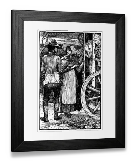 Framed Print : English Artist & Illustrator, Walter Crane (1845-1915) Framed Print : English Artist & Illustrator, Walter Crane (1845-1915)