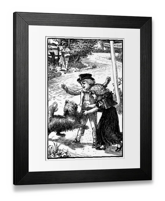 Framed Print : English Artist & Illustrator, Walter Crane (1845-1915) Framed Print : English Artist & Illustrator, Walter Crane (1845-1915)