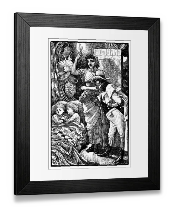 Framed Print : English Artist & Illustrator, Walter Crane (1845-1915) Framed Print : English Artist & Illustrator, Walter Crane (1845-1915)