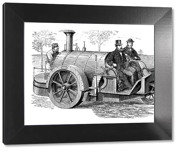Steam road carriage