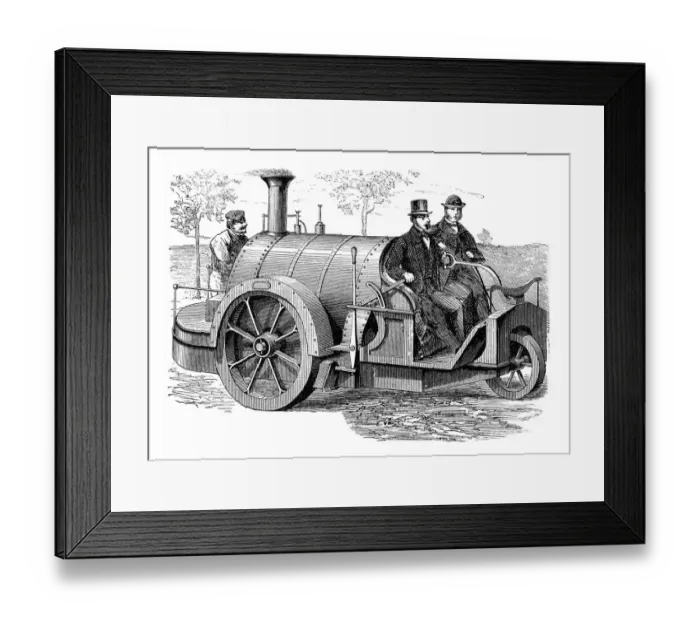 Framed Print : Steam road carriage Framed Print : Steam road carriage