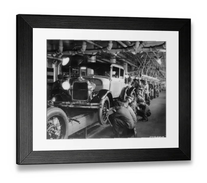 Framed Print : Ford Production