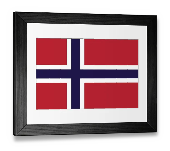Framed Print : Flag of Norway Framed Print : Flag of Norway