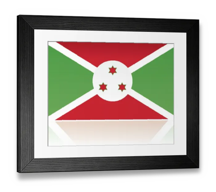  : Burundi Country Flag, Eastern Africa