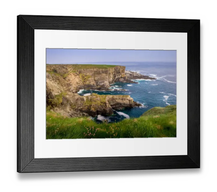 Framed Print : Mizen Head - the most southwesterly point of Ireland, Mizen Peninsula, County Kerry