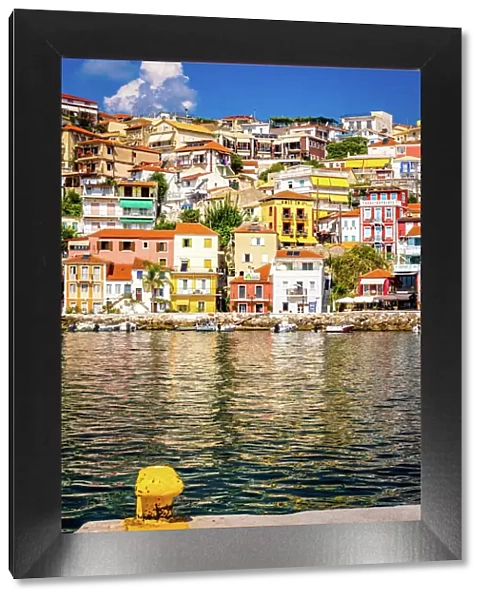 Beautiful colorful coastal town Parga in Epirus, Greece
