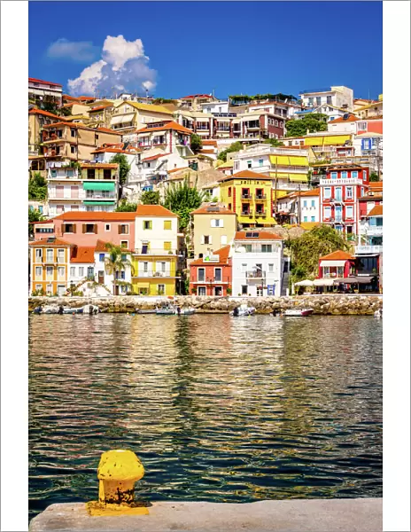 Beautiful colorful coastal town Parga in Epirus, Greece