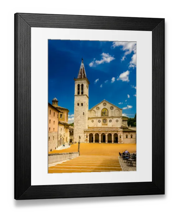 Framed Print : Spoleto Cathedral, Umbria
