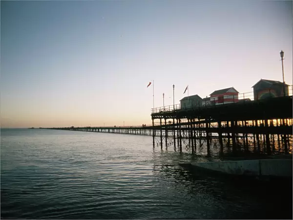 Southend on Sea Pier at Sunset