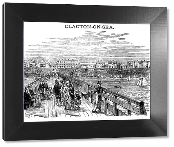 Clacton-on-Sea - Victorian engraving