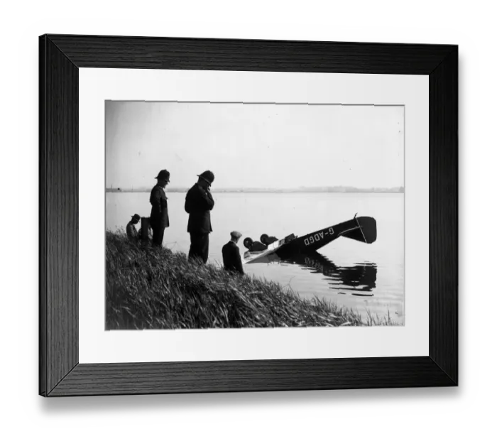 Framed Print : Ditched Plane Framed Print : Ditched Plane