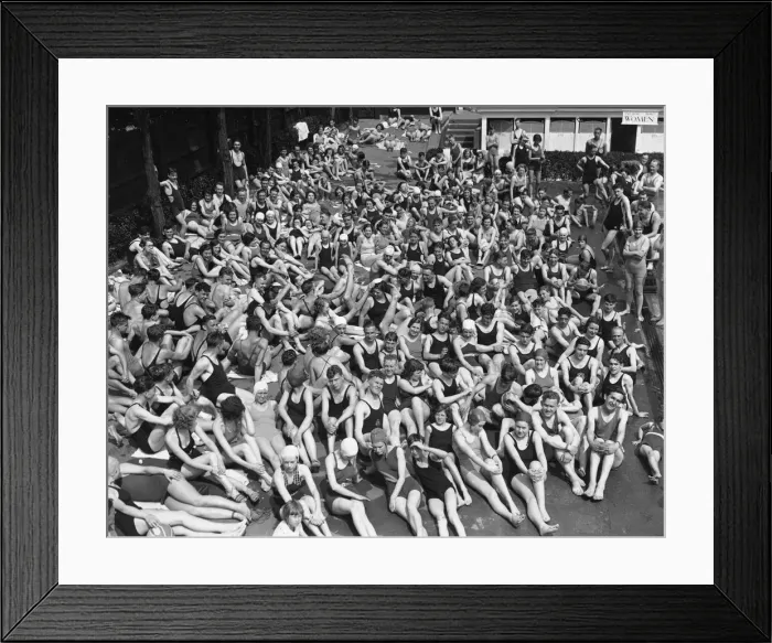 Framed Print : Open-Air Baths Framed Print : Open-Air Baths